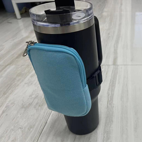 Bolsa De Botella De Agua, Bolsa De Vaso De Agua De Mano Azul