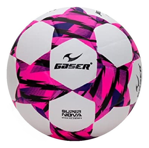 Balón Gaser Futbol Laminado Mate Super Nova Color Rosa