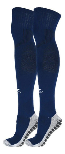 Kit 4 Pares De Meiões Penalty Grip Max Preto E Azul