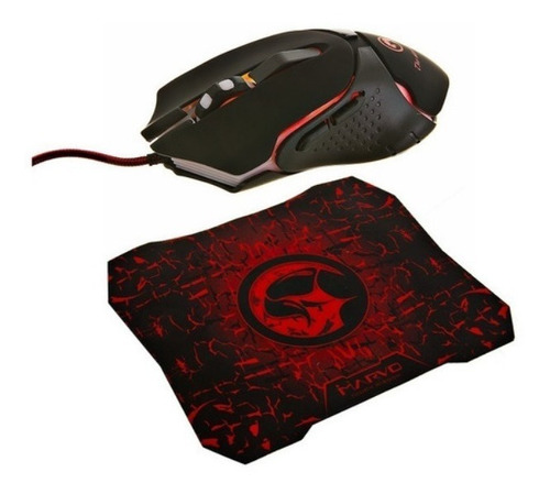 Mouse Gamer 8 Botones Marvo G909l+ Pad Mouse G1 Gaming