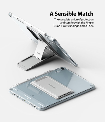 Imagen 7 de 8 de Funda + Soport Para iPad Air 5ta 2022& Air 4ta Ringke Fusion