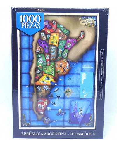Rompecabezas Puzzles X 1000 Pcs  Argentina Faydi Fd1760001