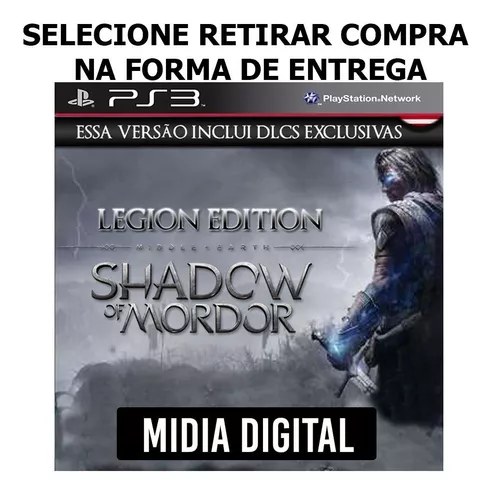 Jogo Middle-earth: Shadow of Mordor - PS3