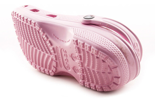 Imagen 3 de 6 de Zueco Crocs Classic Clog Rosa Claro Mujer