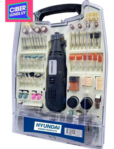 Mini Torno Hyundai 135w + Accesorios Y Flexible Plaza Verdi