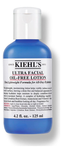 Crema Loción Kiehl's Ultra Facial Sin Aceite Hidratante