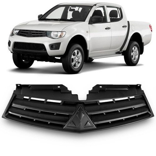 Grade Dianteira Mitsubishi L200 13 14 15 16 17 Gls Hls Preto