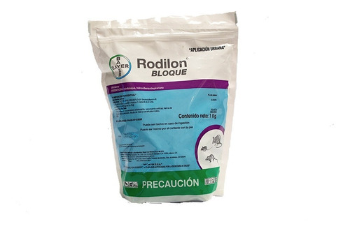 Rodenticida Bayer Para Ratas Y Ratones Rodilon 1 Kg