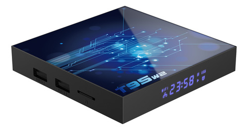 Caja De Tv T95w2 De 36 G: Wifi 4k/5 G, Decodificación Av1, C