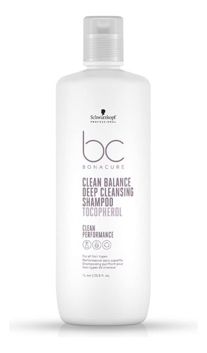 Bc Bonacure Champú Micelar De Limpieza Profunda, 33.8 Onza.