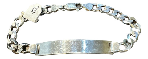 Pulsera Gruesa De Identidad Para Hombre, Plata 925. Tuset.