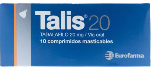 Talis20® Masticable 20 Mg X 4 Comprimidos | Tadalafilo