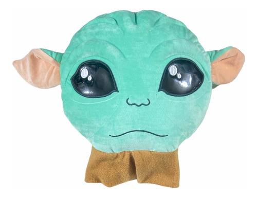 Almohada De Peluche Baby Yoda Mandalorian Star Wars Grande