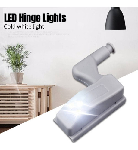 Luz De Bisagra Led Con Sensor Inteligente Para 10 Piezas