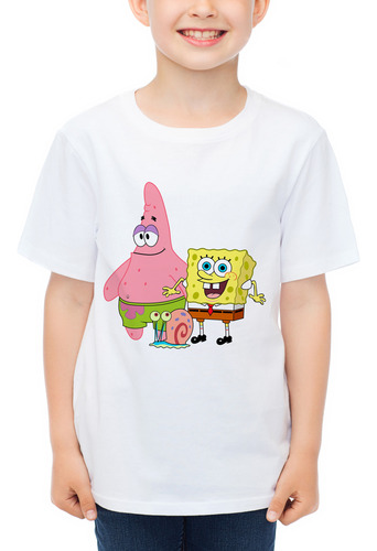 Playera Infantil Adulto Bob Esponja Patricio Estrella Ygary