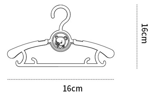 6 Perchas Ajustables Para Armario De Guardería Infantil [u]