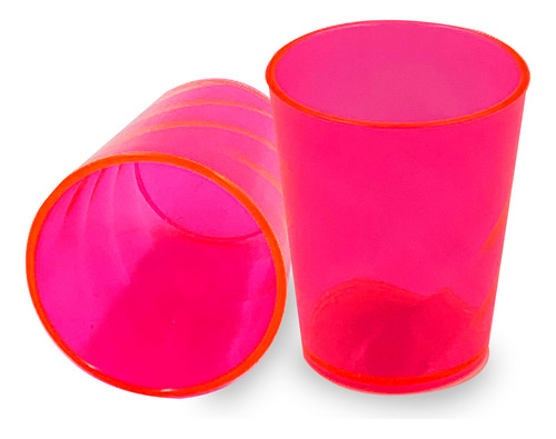 Kit 50 Copos Twister Shot Acrílico 70ml Dose Tequila Pinga Cor Transparente