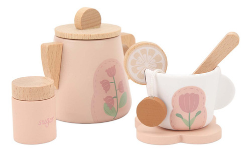Juego De Té Pretend Play Juguete De Aspecto Delicado Y Fino