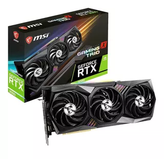 Placa de video Nvidia MSI Gaming X Trio GeForce RTX 30 Series RTX 3080 GEFORCE RTX 3080 GAMING X TRIO 10G 10GB