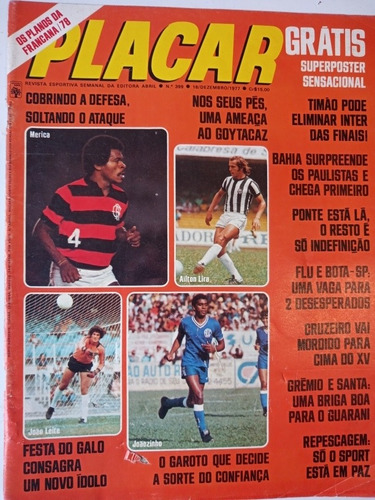 Revista Placar N 399 Com Escudos