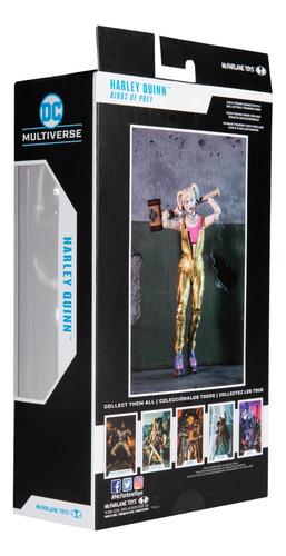 Harley Quinn Halerquina Aves De Rapina 18 Cm Mcfarlane Prey