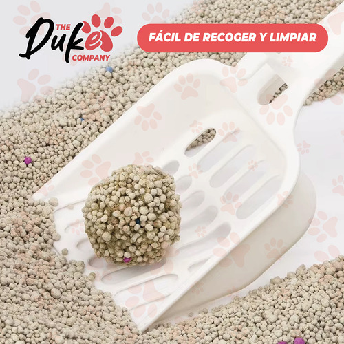 Arena Para Gato 20 Kilos Duke Bentonita Aglutinante Lavanda