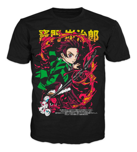 Camiseta Kimetsu No Yaiba Demon Slayer Anime