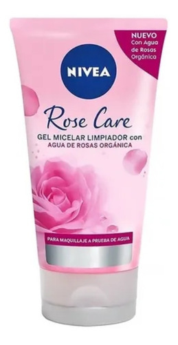 Nivea Rose Care Gel Micelar Limpiador Facial X 150 Ml