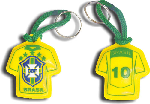 Chaveiros Do Brasil Camisa Emborrac. Curto Sortido Pct.c/12