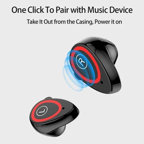 Auriculares bluetooth m1 con reloj inteligente sale
