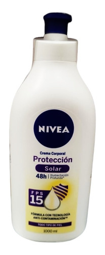 Crema Corporal Con Protección Solar Fps15 Nivea