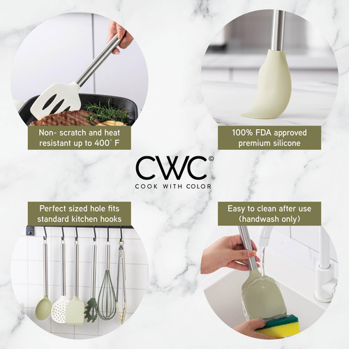 Juego De Utensilios De Cocina Cook Con Silicona De Color, 38