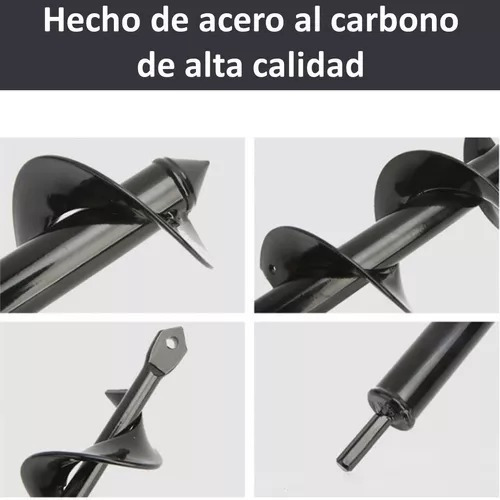 3 Brocas Espiral Ahoyador Jardín Genérica Para Taladro Común