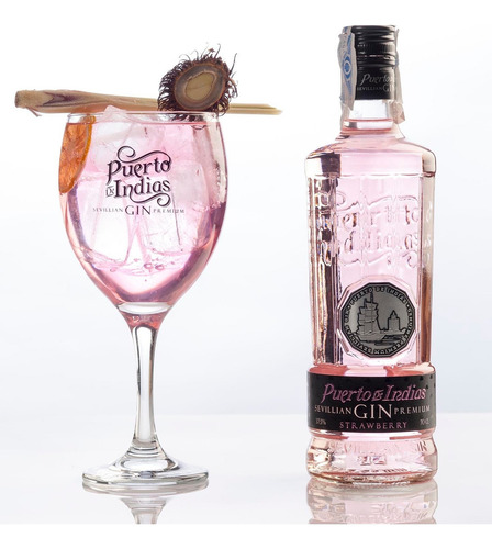 Gin Puerto De Indias Original Strawberry 700 Ml