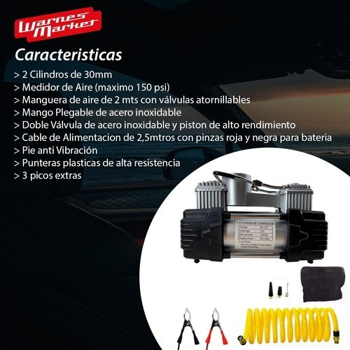 Imagen 4 de 7 de Compresor De Aire 12v Oregon Com002