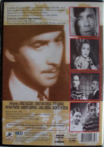 Dvd - Apenas Un Delincuente - Jorge Salcedo Original