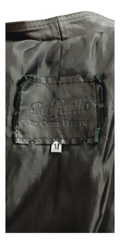 Campera Bomber Importada De Cuero Vintage Impecable (Usado)