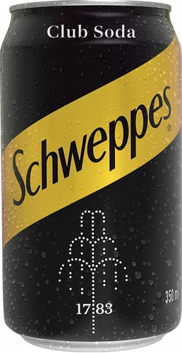 Schweppes Club Soda 350ml - 6 Unidades