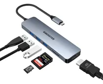 Comprar Hub Usb C Para Macbook Adaptador Usb C Multipuerto 6 En 1 4k