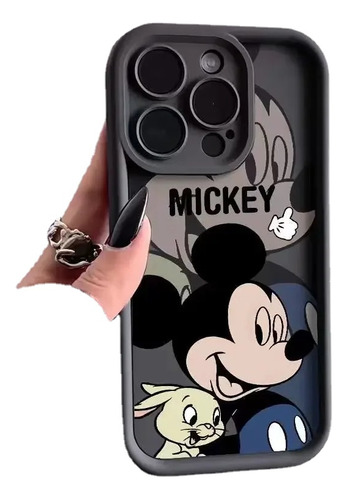 Funda De Teléfono Mickey Mouse Couple Para iPhone 14, 15, 11