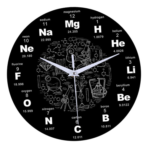Reloj De Pared De Matemáticas Química