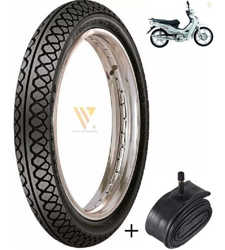 Pneu 90/80-16 Maggion Streetfighter T. Web 100 C/c
