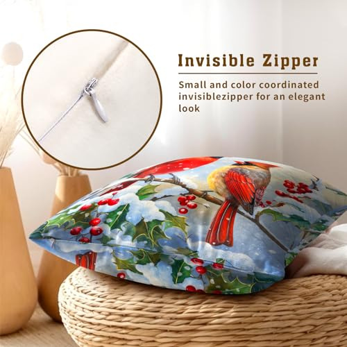 Juego De 2 Fundas De Almohada Invierno 45 X 45 Cm