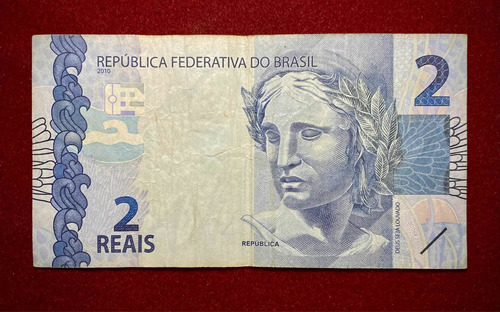 Billete 2 Reales Brasil 2010 Pick 252 B