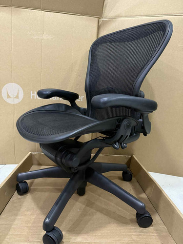 Cadeira Herman Miller Aeron B Clássica Completa + Nf Grafite Nalha (Usado)