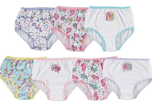 Panties Para Niña- Calzones Talla 2t-3t X 7 Unidades