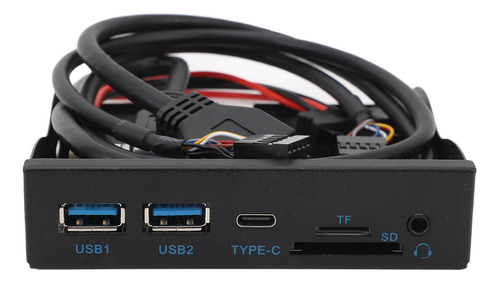 Panel De Disquetera De 3.5 Pulgadas, Usb 3.2 Gen1, Tipo C, E