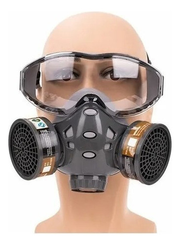 Máscara Respiratoria 8200 Máscara De Gas Con Filtro Y Lente