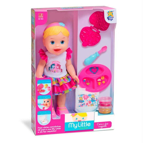 Boneca My Little Collection Come E Faz Caquinha - Divertoys