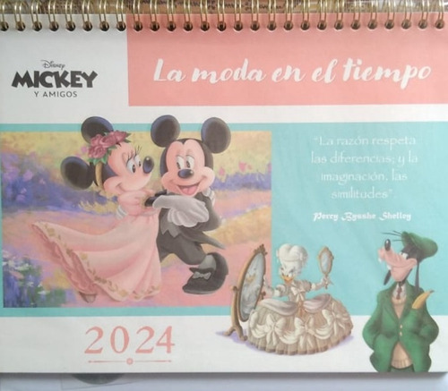 Calendario Escritorio Disney 2024